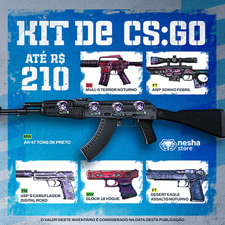 Neshastore Loja De Skins De CS GO Comprar Vender E Upgrade